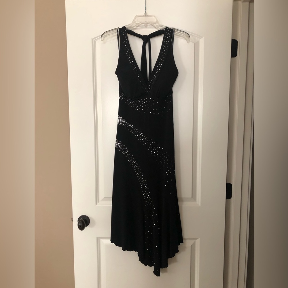 Love Tease beaded black dress size M
